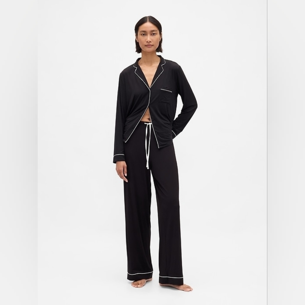 Black Modal PJ Pants in TALL
